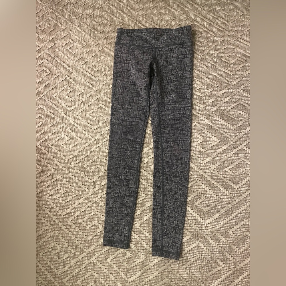 Ivivva Monochrome Patterned Leggings Black/White/Gray
